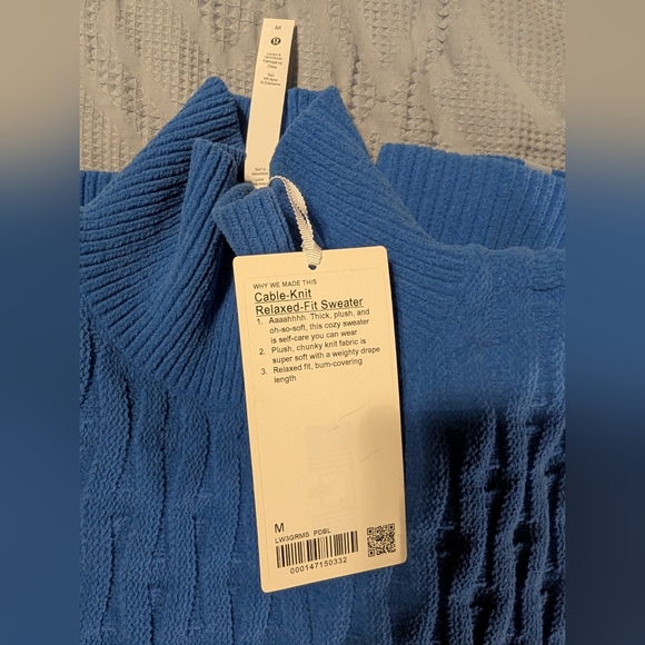 Lululemon💙🩵Cable Knit Sweater - Picture 6 of 6
